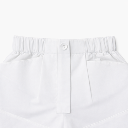 Classic White Casual Shorts