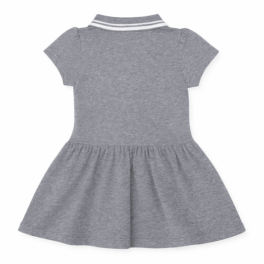 Grey Polo Style Dress