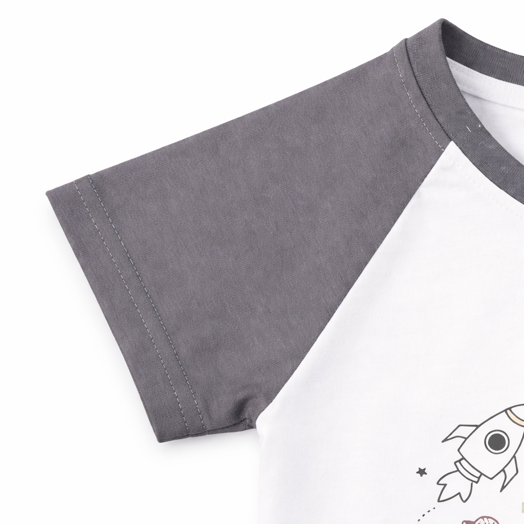 Space Explorer Grey Sleeve Co-ord Set