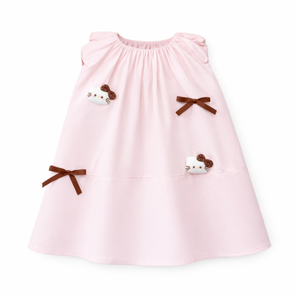 Sweet Kitty Bow Dress