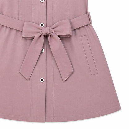 Dusty Rose Bow Dress