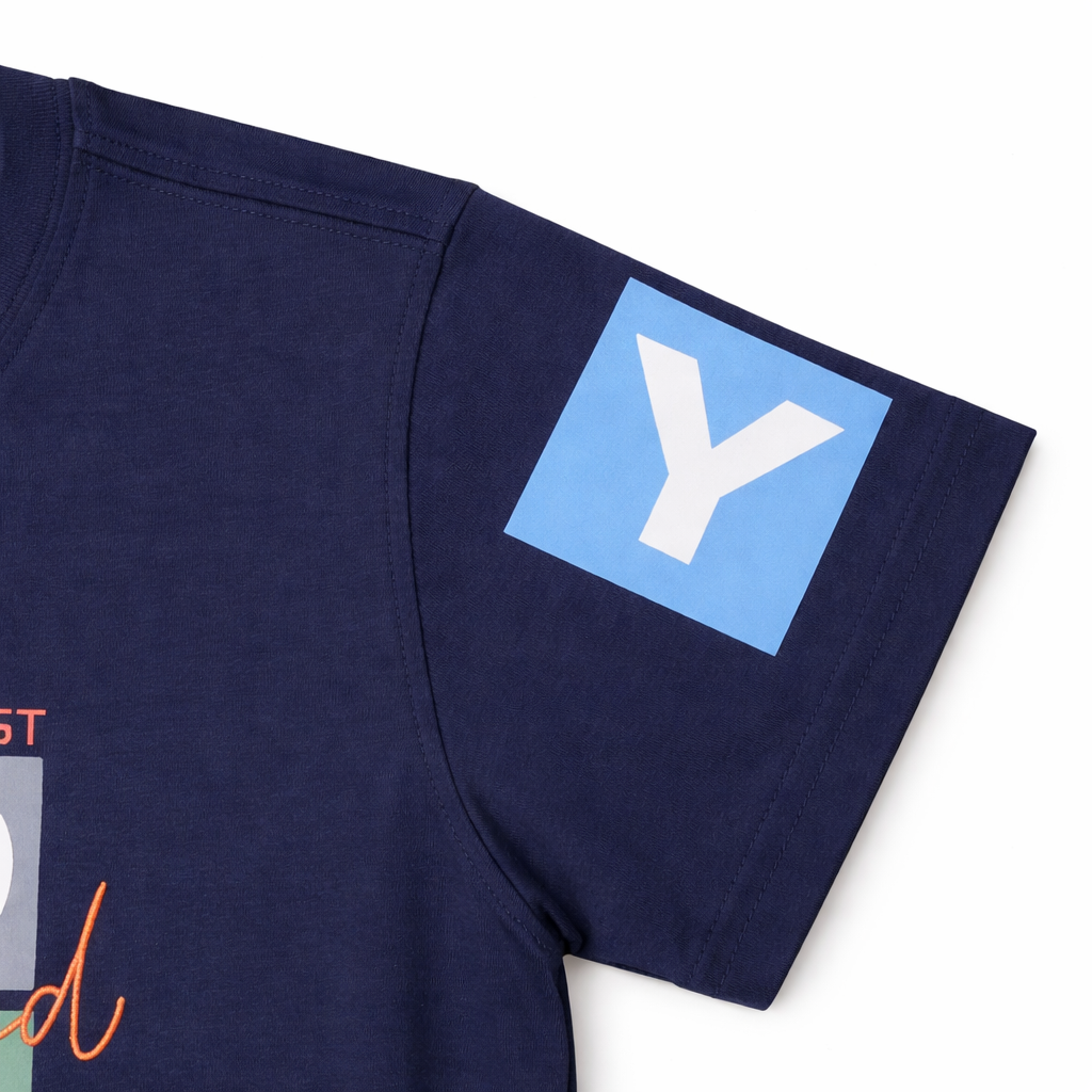 Navy “Boys Beyond” Graphic T-Shirt