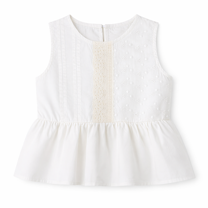 Elegant White Lace Coord Set