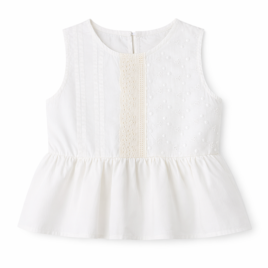 Elegant White Lace Coord Set