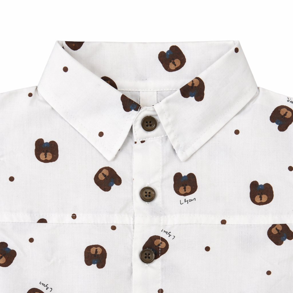 Bear Print 3-Piece Co-ord Set