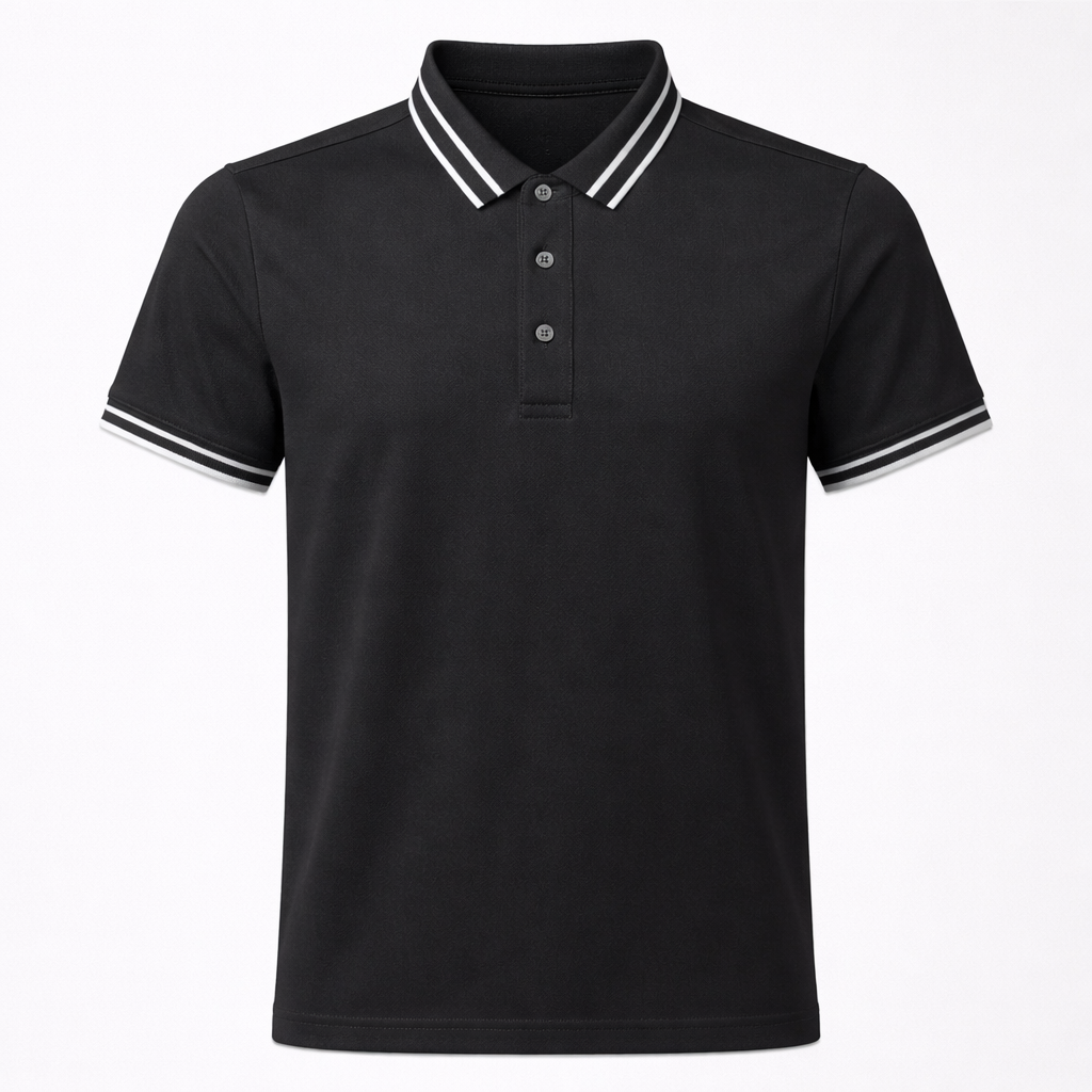 Midnight Stripe Polo