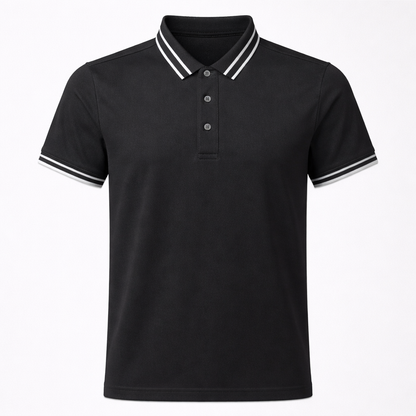 Midnight Stripe Polo