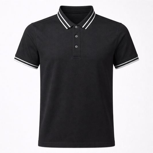 Midnight Stripe Polo