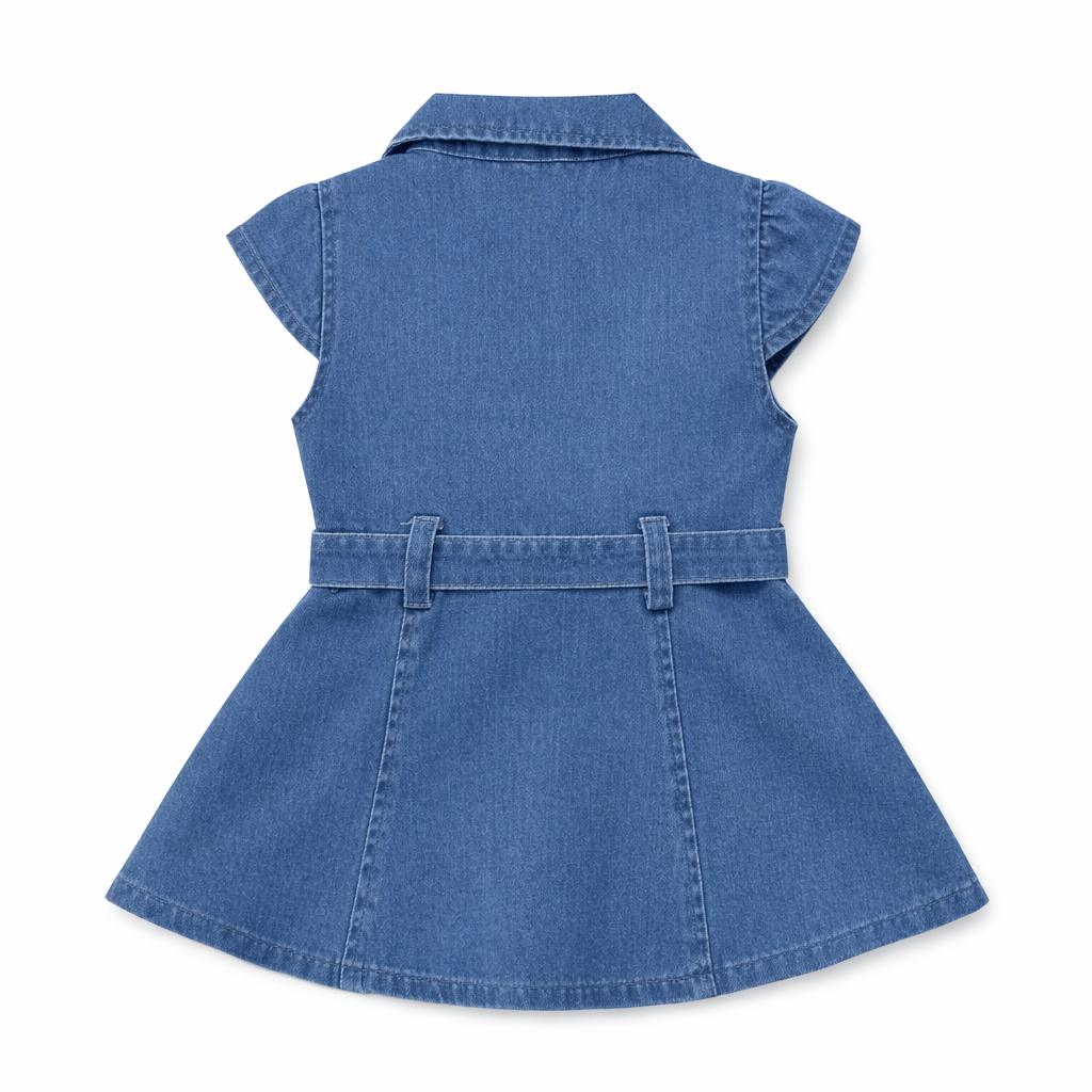 Denim Belle Belted Dress