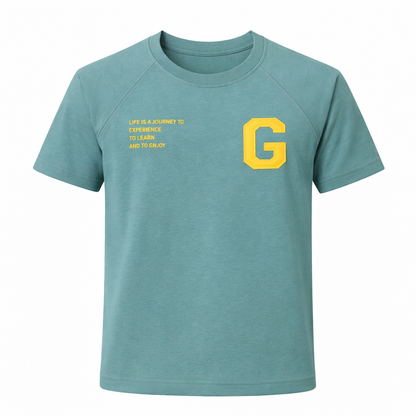 Green G Graphic Kids Tee