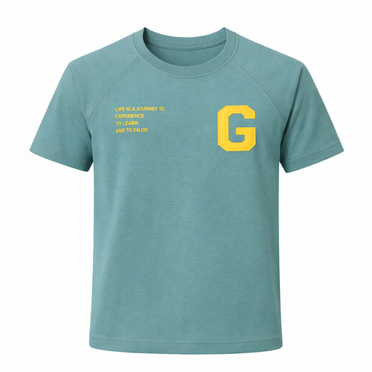 Green G Graphic Kids Tee