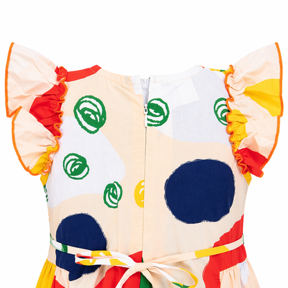 Playful Pop Print Dress