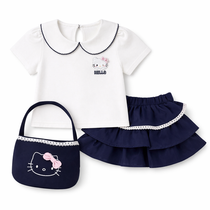 Kitty Collar Skirt Co-ord Set