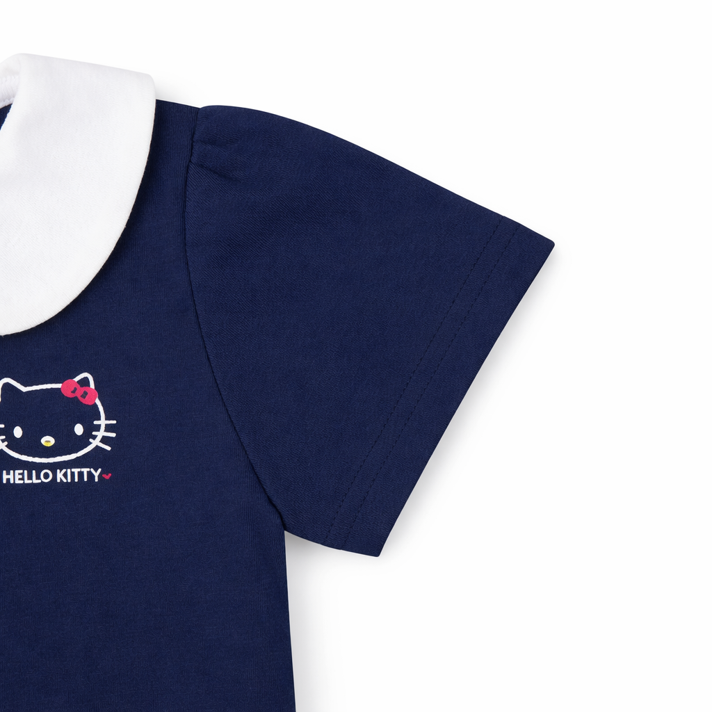 navy kitty charm set