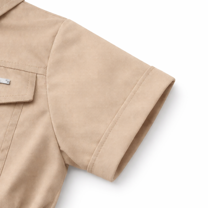 Sandstone Bow Utility Romper