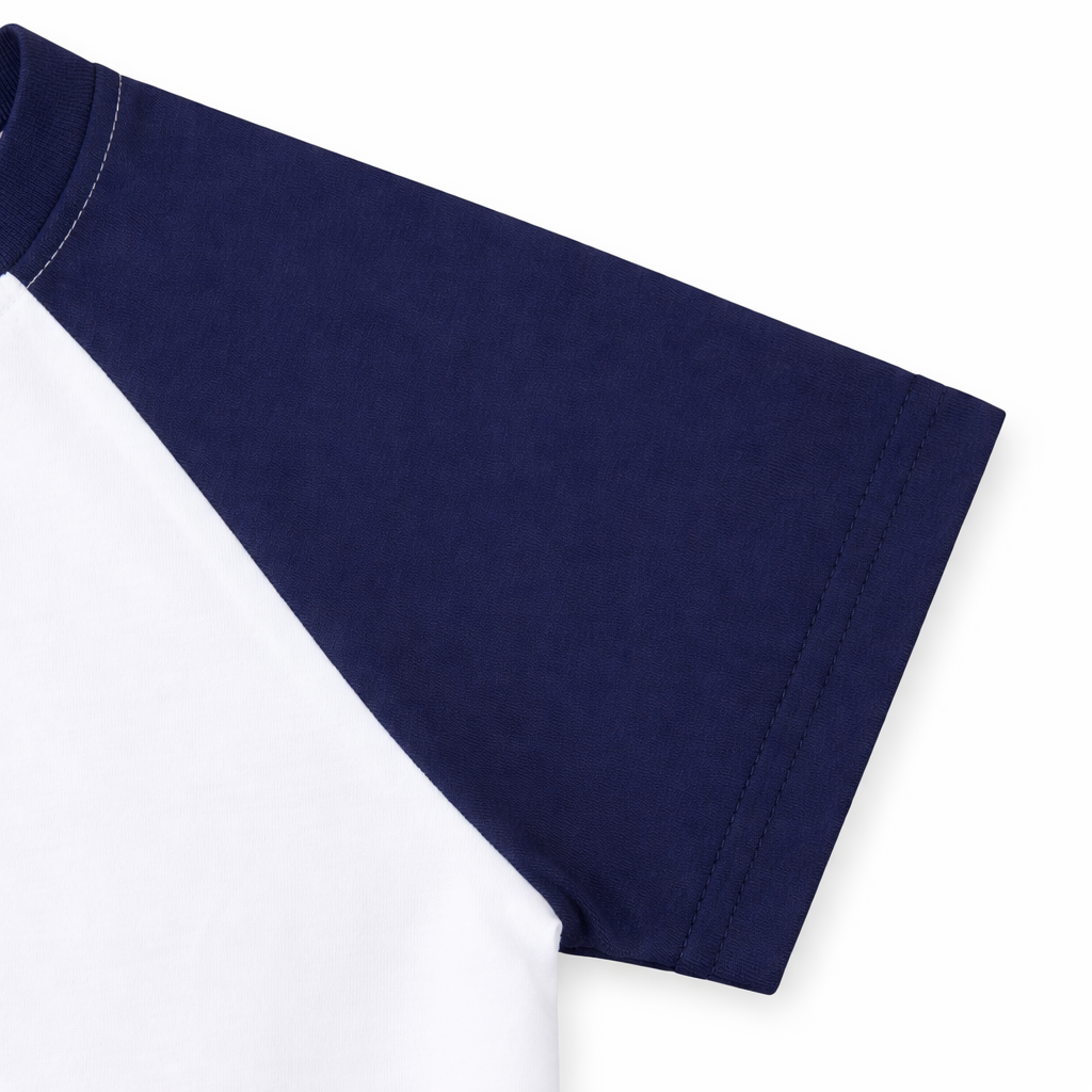 Bear Graphic Tee & Denim Shorts Set