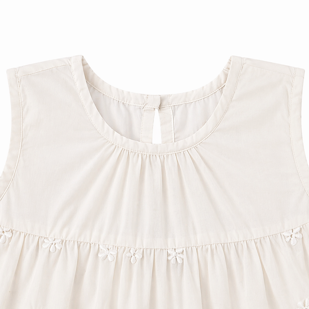 Ivory Lace Tiered Dress
