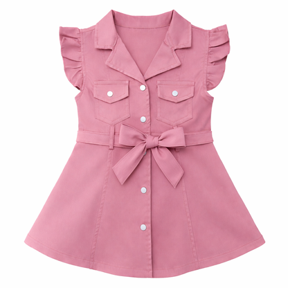 Rose Utility bow Dress