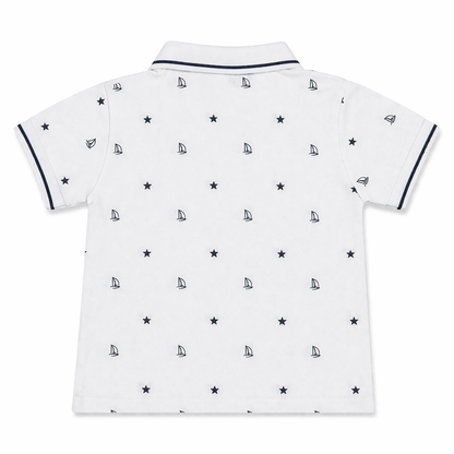 Nautical Print Polo