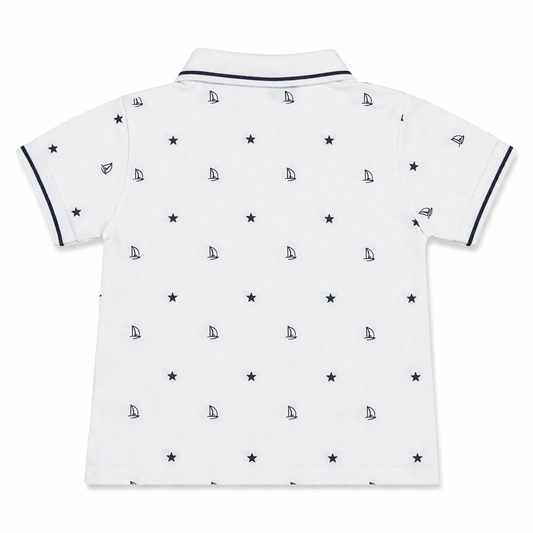 Nautical Print Polo