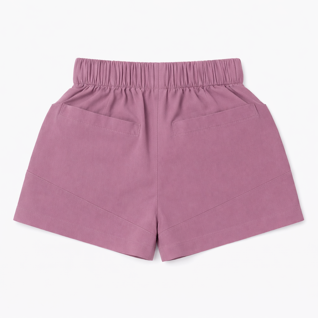 Classic Dusty Rose Casual Shorts