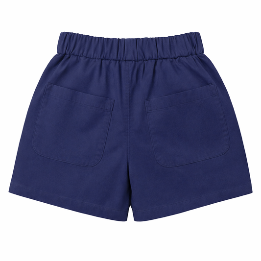 Navy Patch Shorts