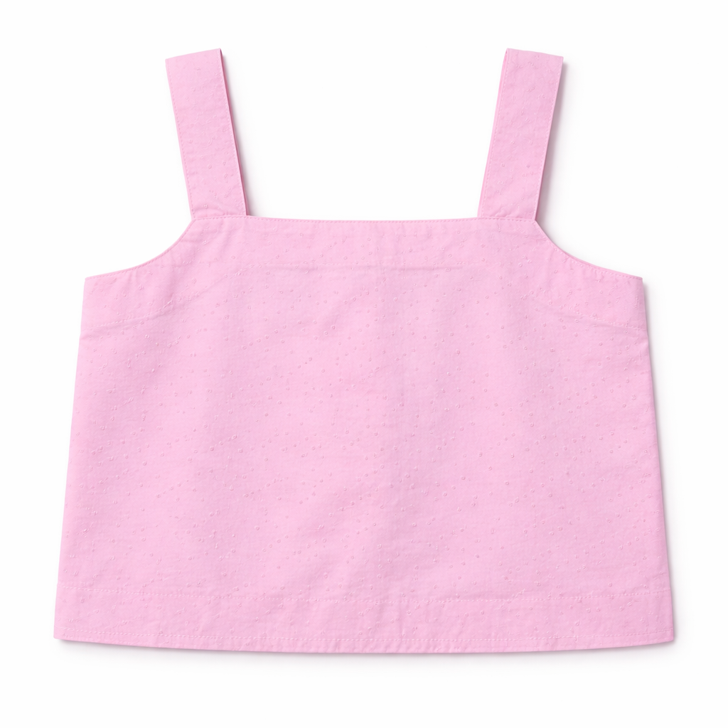 Pink Strap Top & Skirt Set