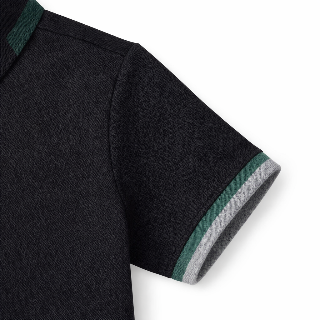 Contrast Trim Polo Tee