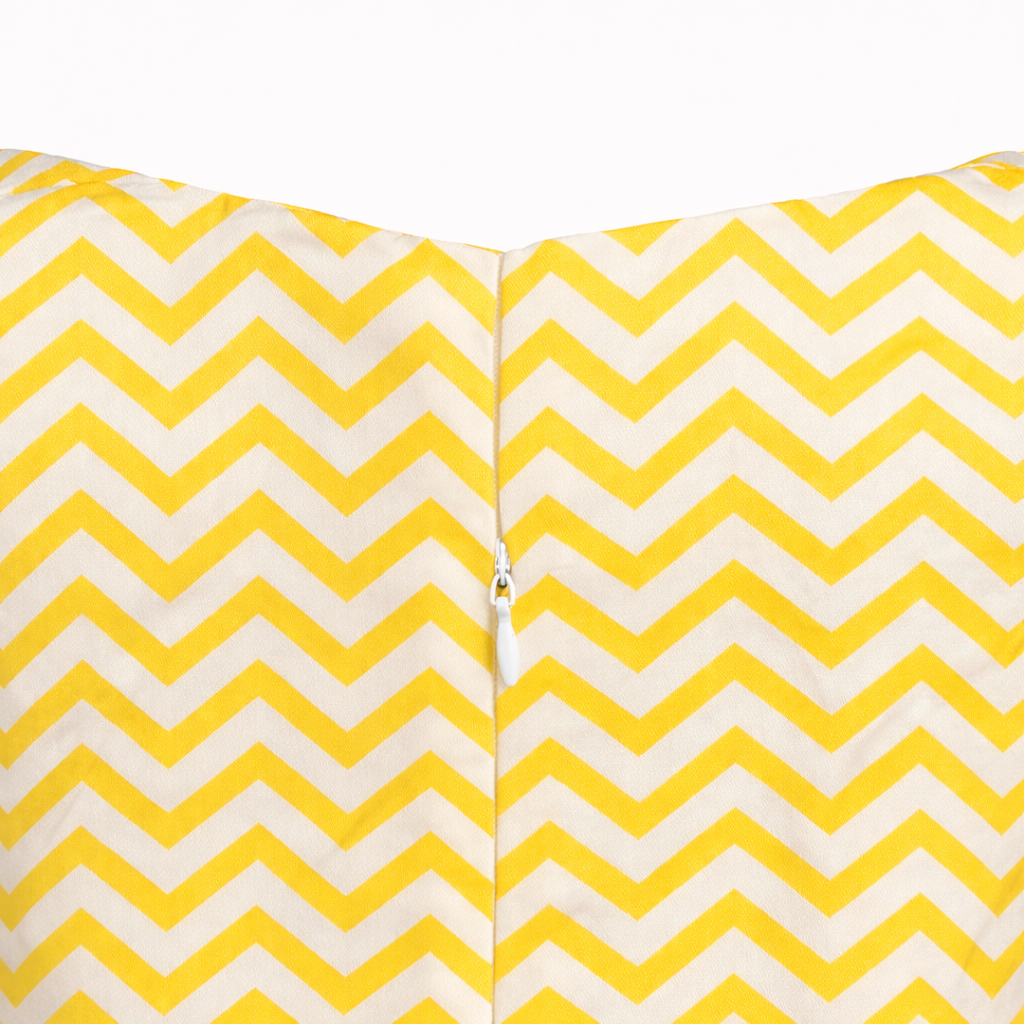Sunshine Zigzag Flare Dress