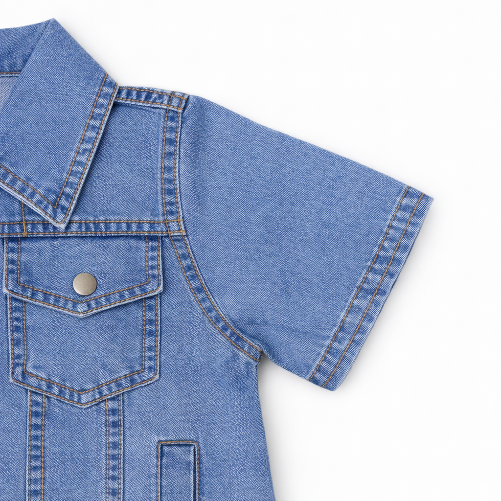 Denim Belted Shirt
