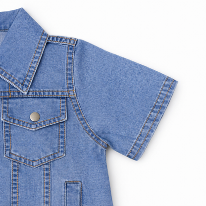 Denim Belted Shirt