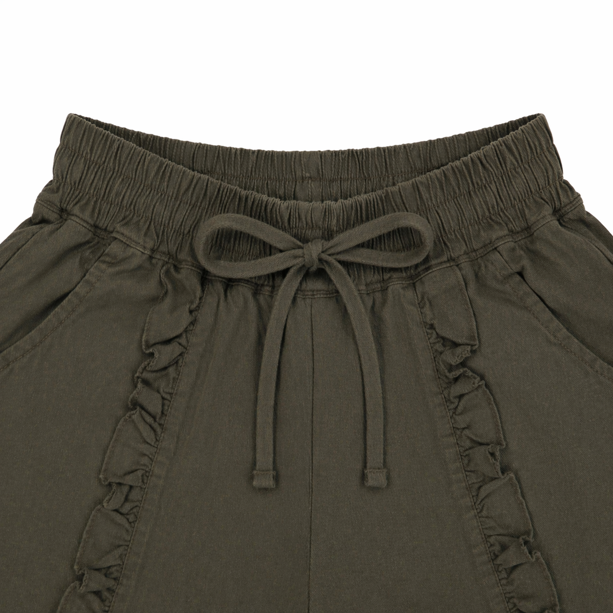 Ruffle Trim Shorts