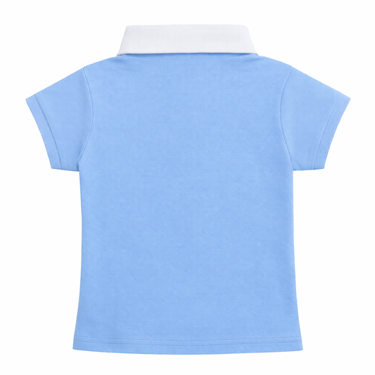 blue Classic Collar Polo Tee