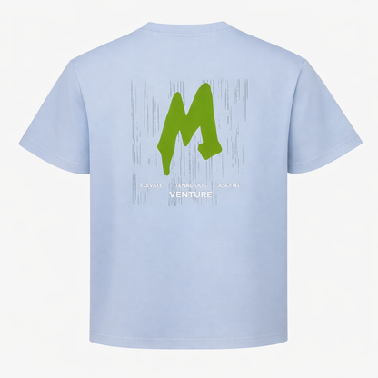 Light Blue “M Venture” Graphic T-Shirt