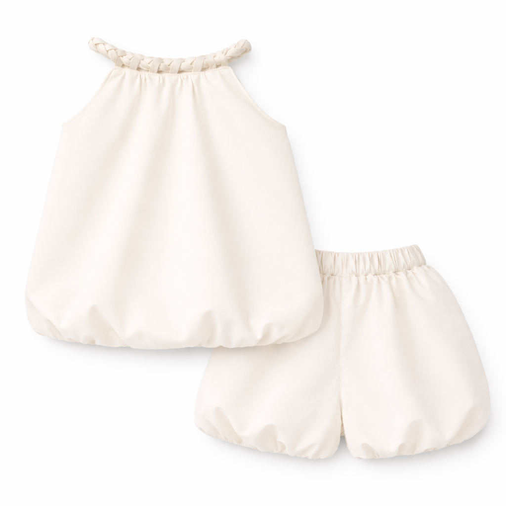 Ivory Bubble Co-ord Set