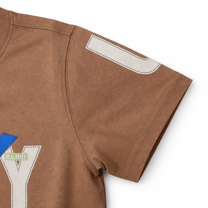 Brown Lucky Graphic Tee