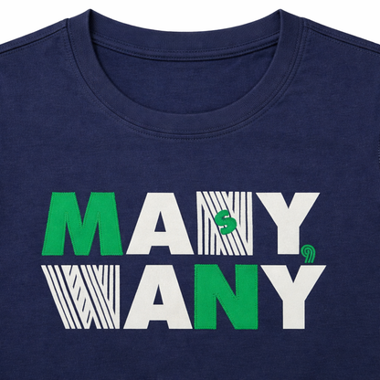 Boys Navy “Many & Many” Graphic T-Shirt
