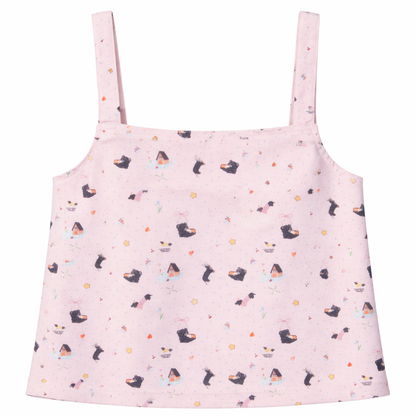 Pink Pinafore Set