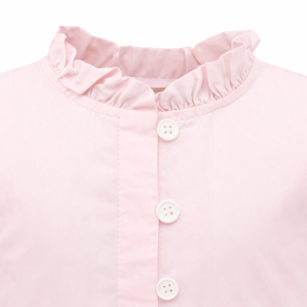 Blush pink ⁠Ruffle Top & Pant Set