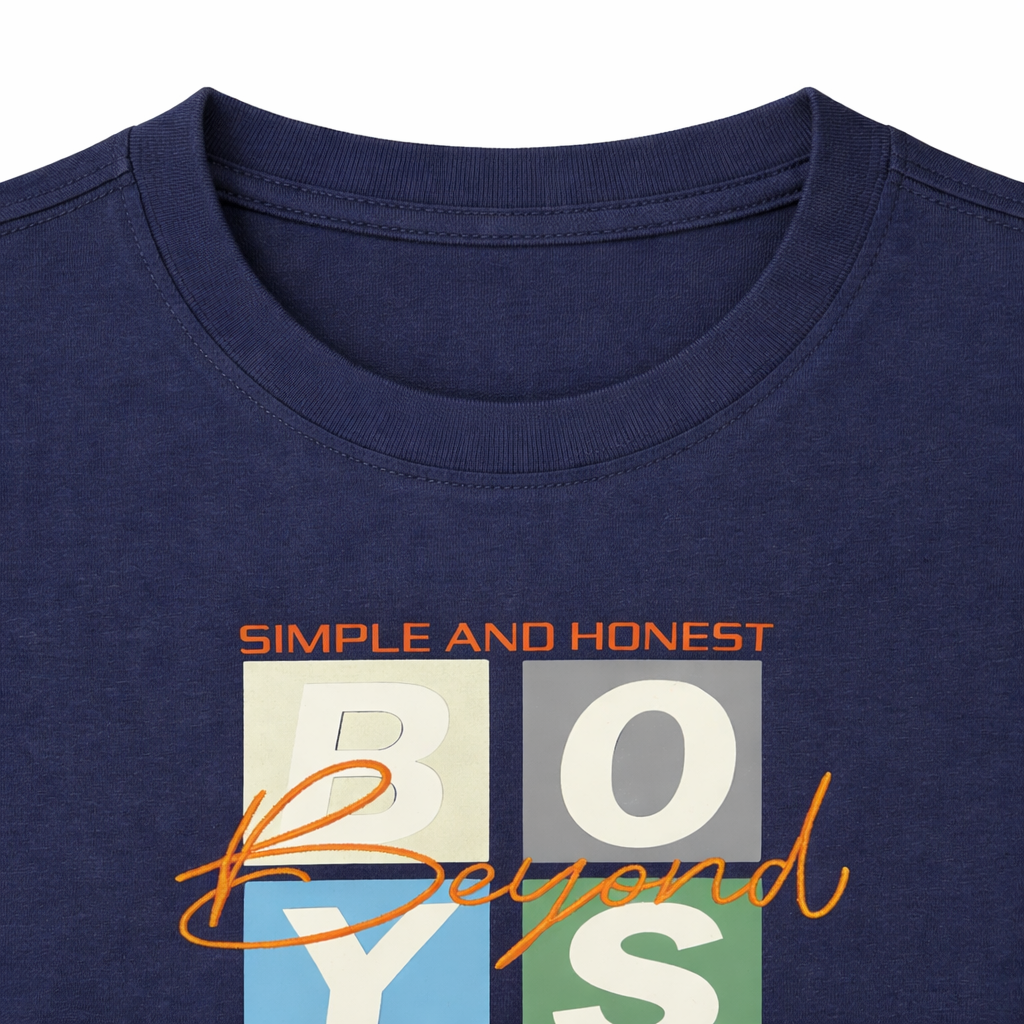 Navy “Boys Beyond” Graphic T-Shirt