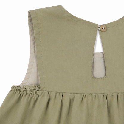 Olive Ruffle Co-ord Set