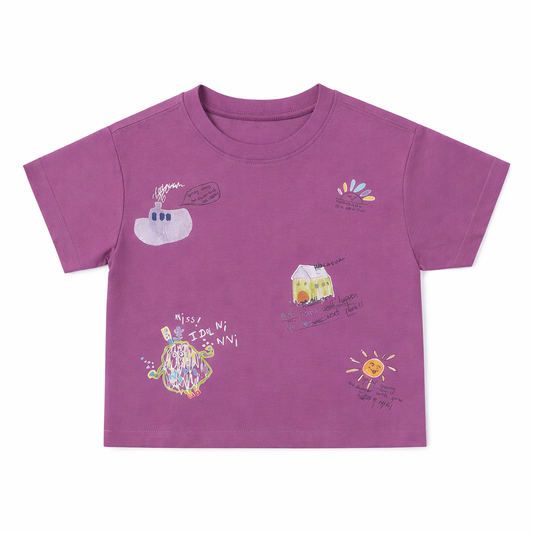 Purple Graphic Tee