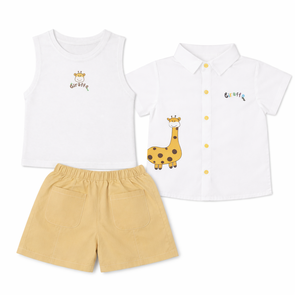 Giraffe Print 3-Piece Co-ord Set