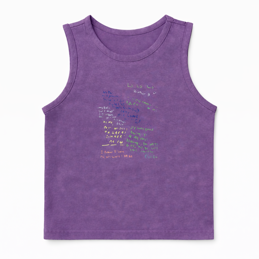 Vintage Wash Purple Tank
