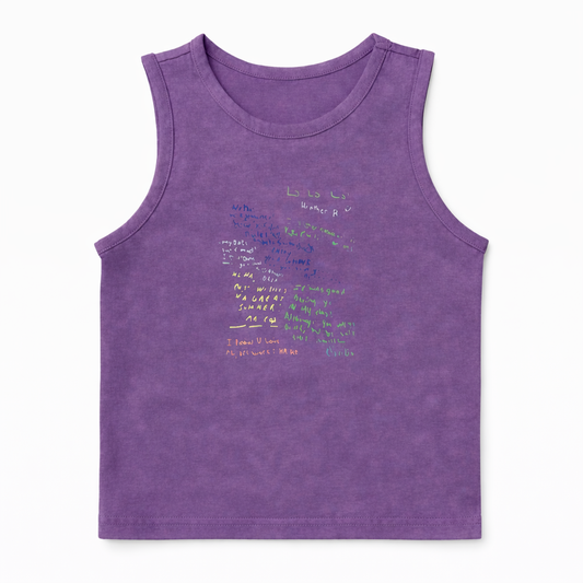 Vintage Wash Purple Tank