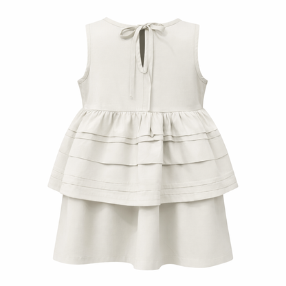 ⁠Layered Frill Sleeveless Dress