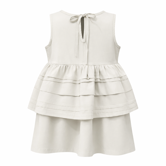 ⁠Layered Frill Sleeveless Dress