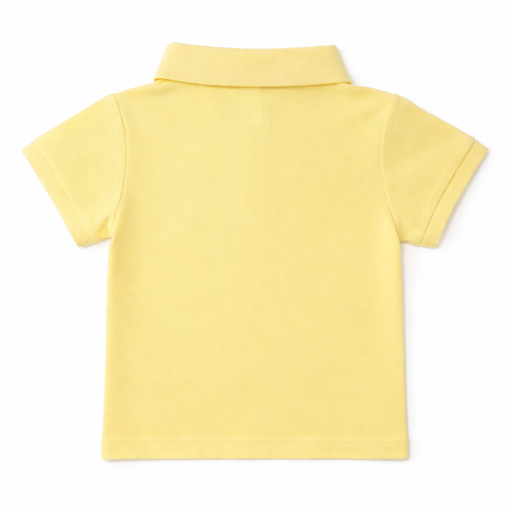 girl Embroidered yellow Polo Tee