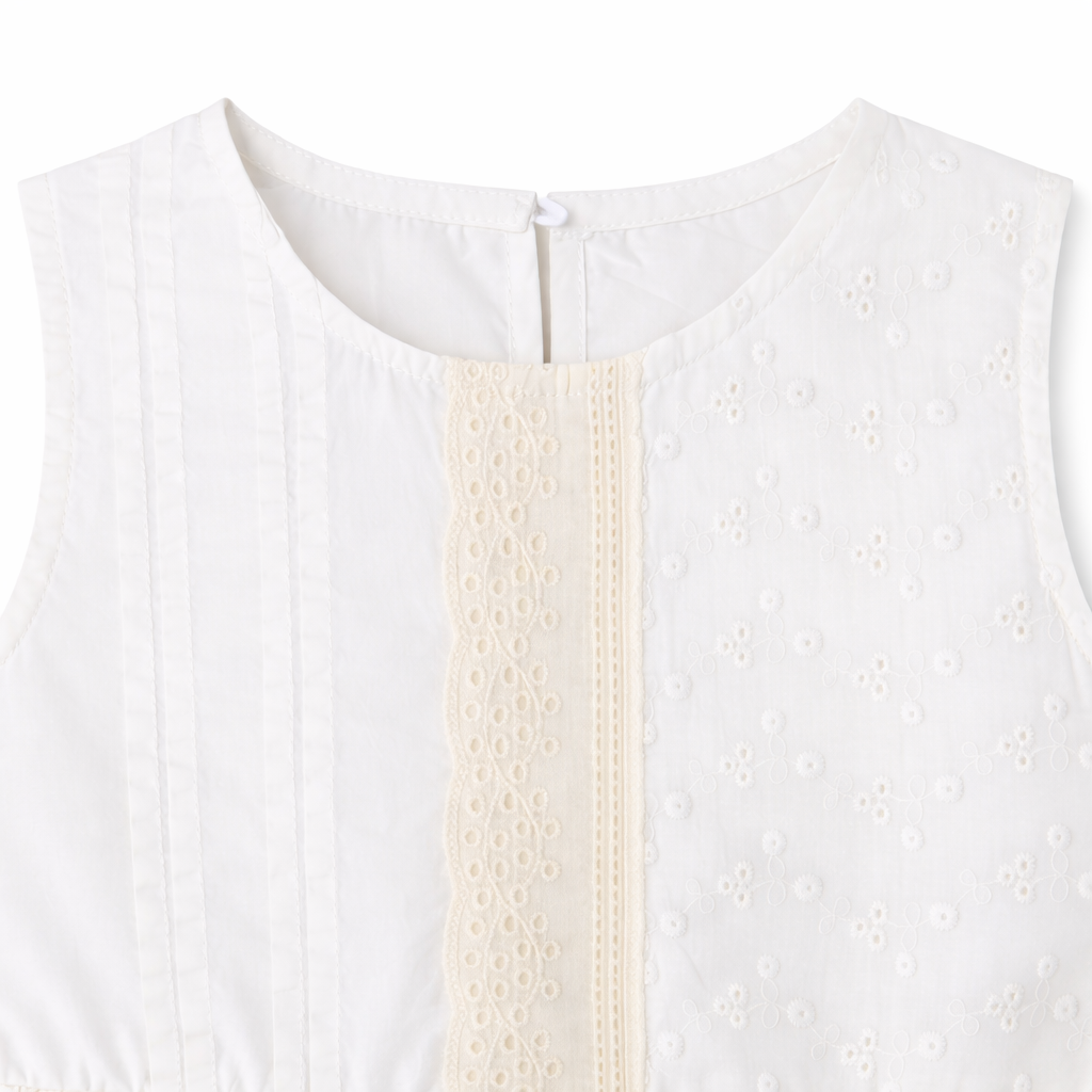 Elegant White Lace Coord Set