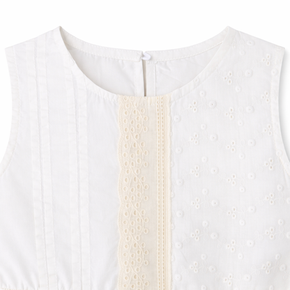 Elegant White Lace Coord Set